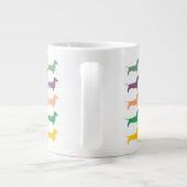 Dackel Confetti Jumbo-Tasse (Rückseite)