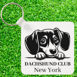 Dackel Custom Club Thema Schlüsselanhänger