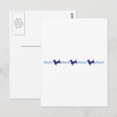 Dackel-Dackel-Dackel - Dackel Postkarte (Vorne/Hinten)