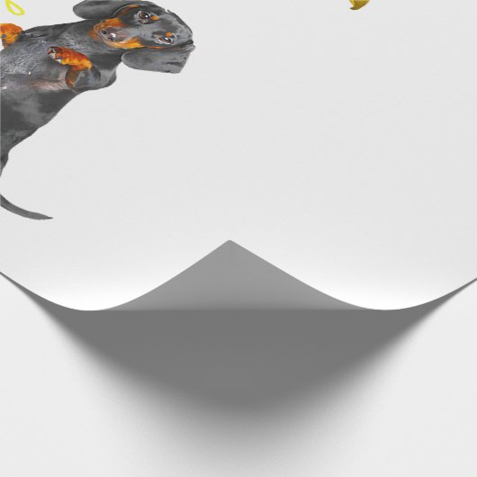 Dackel Dackel Dackel Dotson Mama Mama Mor Geschenk Geschenkpapier (Ecke)