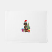 Dackel dackel Dackel Hund hässlich Weihnachtspulli Fußmatte (Vorderseite)