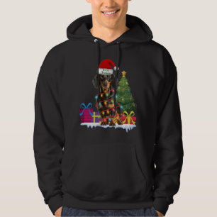 Dackel dackel Dackel Hund hässlich Weihnachtspulli Hoodie