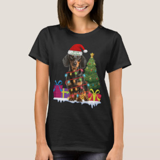 Dackel dackel Dackel Hund hässlich Weihnachtspulli T-Shirt