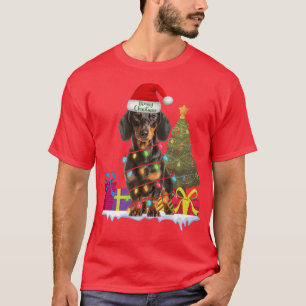 Dackel dackel Dackel Hund hässlich Weihnachtspulli T-Shirt