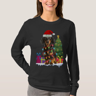 Dackel dackel Dackel Hund hässlich Weihnachtspulli T-Shirt
