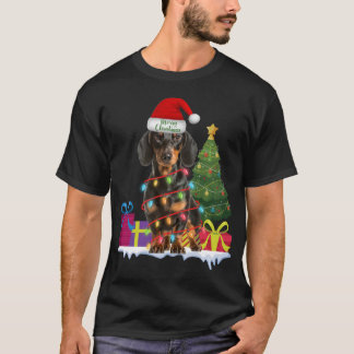 Dackel dackel Dackel Hund hässlich Weihnachtspulli T-Shirt