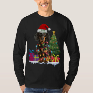 Dackel dackel Dackel Hund hässlich Weihnachtspulli T-Shirt