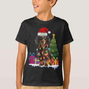 Dackel dackel Dackel Hund hässlich Weihnachtspulli T-Shirt