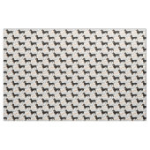Dackel, Dackel, Dackel-niedliches Hundemuster Stoff (Yard (91,4 cm))