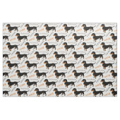Dackel, Dackel, Dackel-niedliches Hundemuster Stoff (Fat Quarter (45,7 x 55,9 cm))