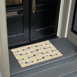 Dackel Dackel Dog Bonjour Door Mat Fußmatte