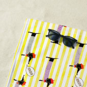 Dackel Dackel Dog Bonjour Strandtuch (Beispiel)