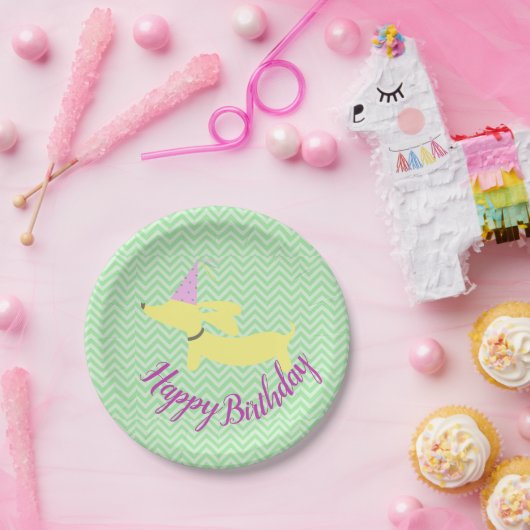 Dackel Dackel Dog Party Paper Teller (Party)