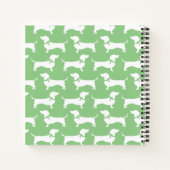 Dackel Dackel Doppy-Notebook Notizblock (Rückseite)