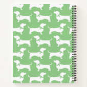 Dackel Dackel Doppy-Notebook Notizblock (Rückseite)