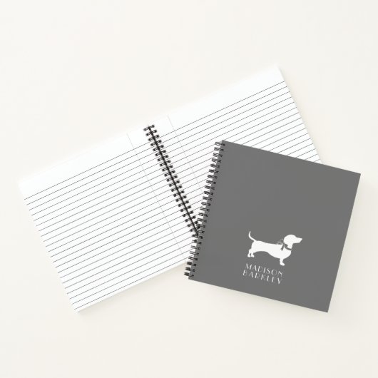 Dackel Dackel Doppy-Notebook Notizblock (Innenseite)