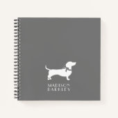 Dackel Dackel Doppy-Notebook Notizblock (Vorderseite)