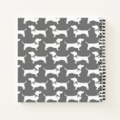 Dackel Dackel Doppy-Notebook Notizblock (Rückseite)