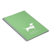 Dackel Dackel Doppy-Notebook Notizblock (Rechte Seite)
