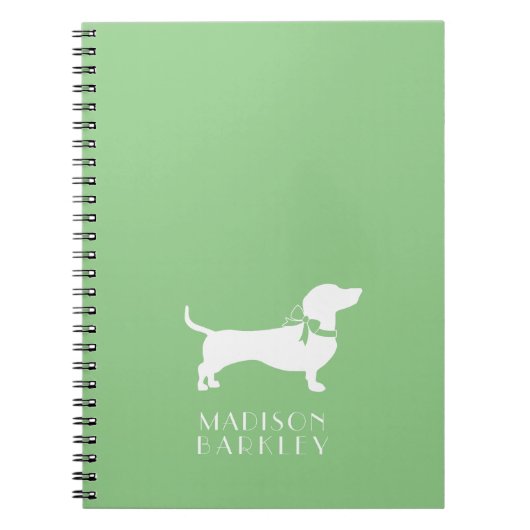 Dackel Dackel Doppy-Notebook Notizblock (Vorderseite)
