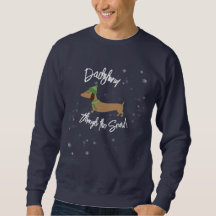 Dackel Dackel durch das Schnee Weihnachten Shirt