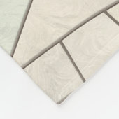 Dackel - Dackel - farbiges Mosaik Fleecedecke (Ecke)