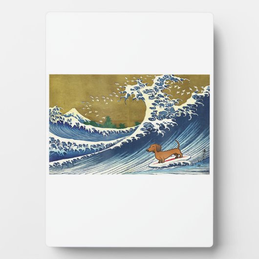 Dackel - Dackel Hund Fotoplatte (Vorderseite)