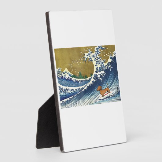 Dackel - Dackel Hund Fotoplatte (Seite)