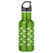 Dackel Dackel Hund Grünwasser Flasche Trinkflasche (Vorderseite)