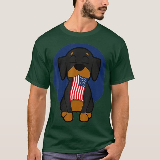 Dackel Dackel Hund Hot Dog Whelp Funny Geschenk T-Shirt (Vorderseite)
