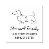 Dackel Dackel Hund Kariert Sweater Familiendaten Permastempel (Design)