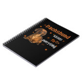 Dackel Dackel Hund Kisses Fix Alles 84 Doxi Notizblock (Linke Seite)