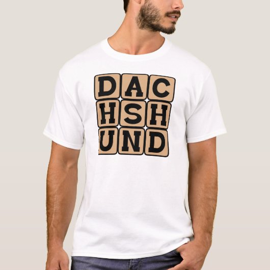 Dackel, Dackel Hund T-Shirt (Vorderseite)