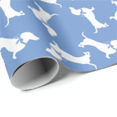 Dackel Dackel Hund Welpe Geschenkpapier (Rolleneckpunkt)