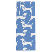 Dackel Dackel Hund Welpe Geschenktüte Für Weinflaschen (Rückseite)