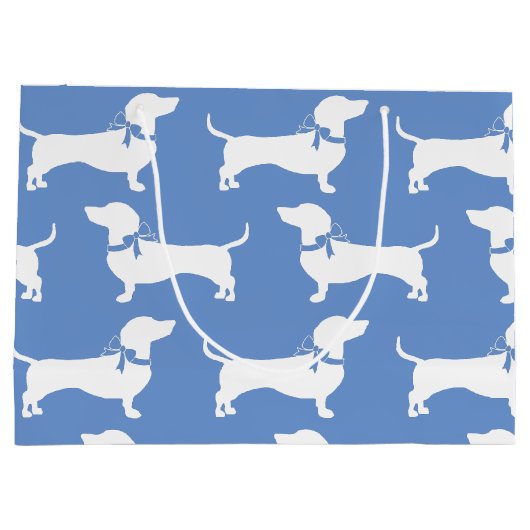 Dackel Dackel Hund Welpe Große Geschenktüte (Rückseite)