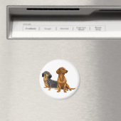 Dackel Dackel Hunde Magnet (In Situ (Geschirrspüler))