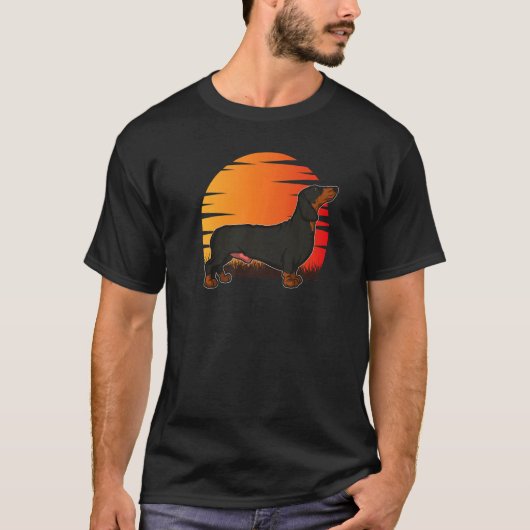 Dackel Dackel Hunde Rasse 105 T-Shirt (Vorderseite)