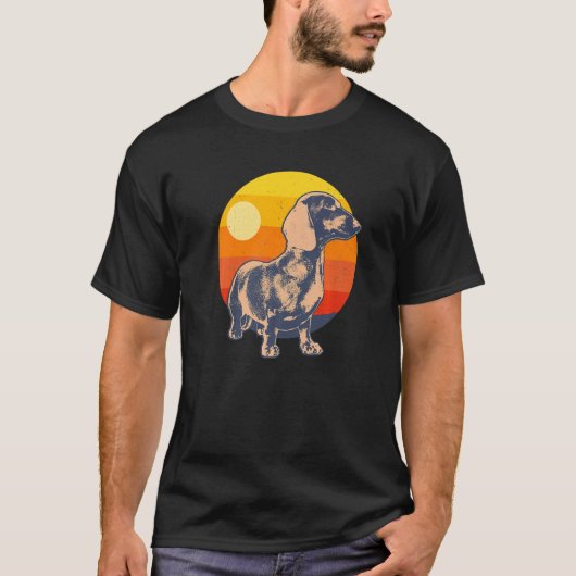 Dackel Dackel Hunde Rasse 86 T-Shirt (Vorderseite)