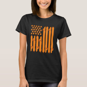 Dackel Dackel Hundeflag T-Shirt