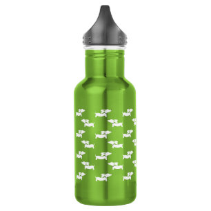 Dackel-Dackel-Hunderotes Wasser-Flasche Trinkflasche