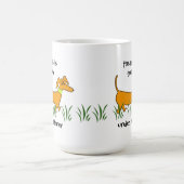 Dackel-Dackel Kaffeetasse (Mittel)