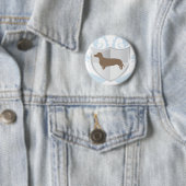 Dackel-Dackel-klassischer Wappen-Entwurf Button (Beispiel)