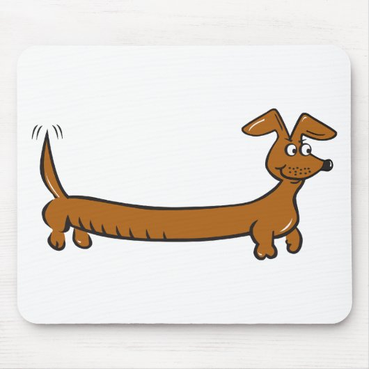 Dackel Dackel Mousepad (Vorne)