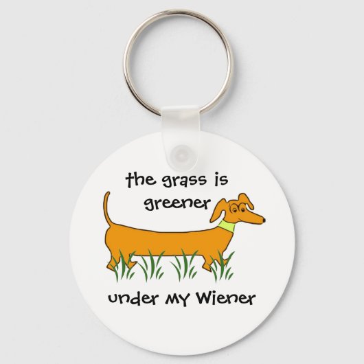 Dackel Dackel Schlüsselanhänger (Vorderseite)