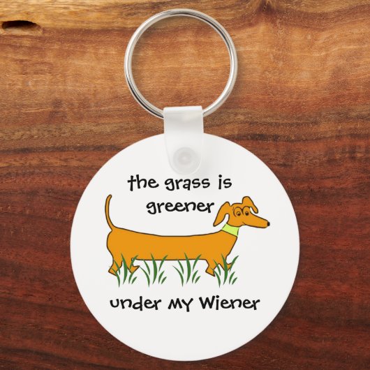 Dackel Dackel Schlüsselanhänger (Vorderseite)