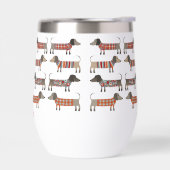 Dackel Dackel Wurst Hund Personalisiert (Links)