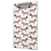 Dackel Dackel Wursthund Klemmbrett (Links)