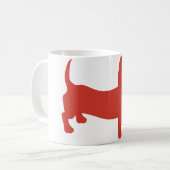 Dackel - Dacshund Kaffeetasse (Vorderseite Links)