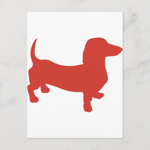 Dackel - Dacshund Postkarte